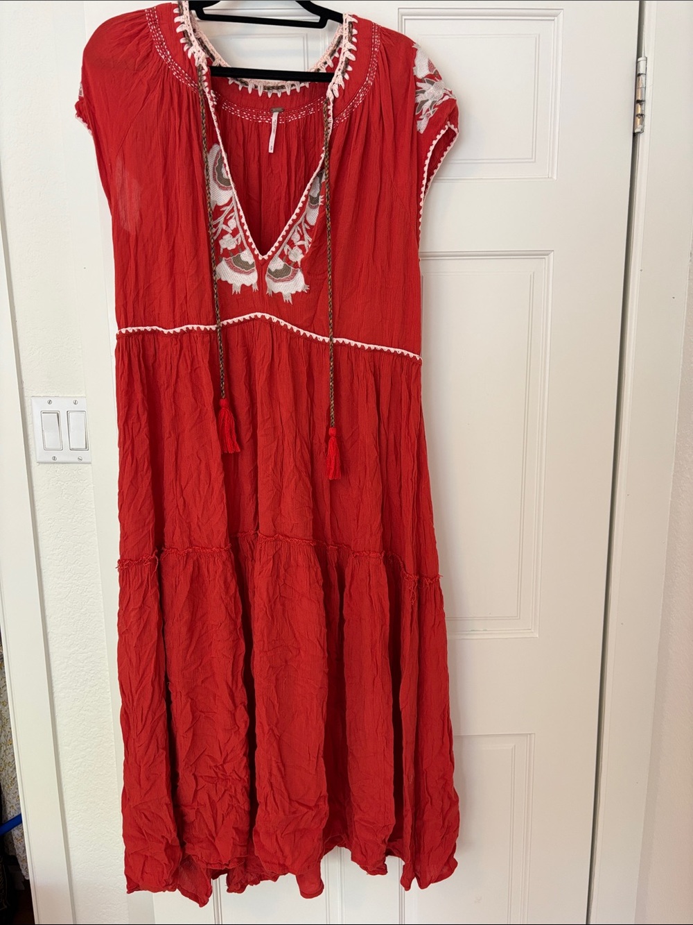 Free People Red Maxi Dress
